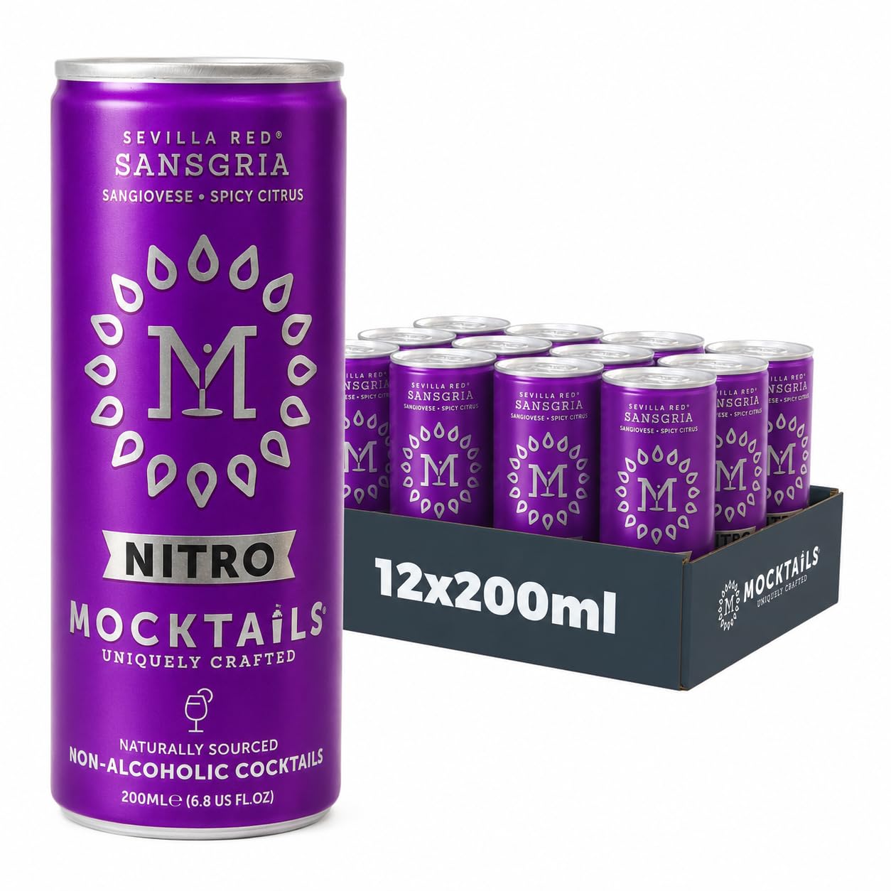 Amazon.com : NITRO Mocktails Sansgria (Pack of 12) | Award Winning
